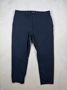 Cuts Clothing Size Large Performance Stretch Athletic Fit Men's Navy Chinos